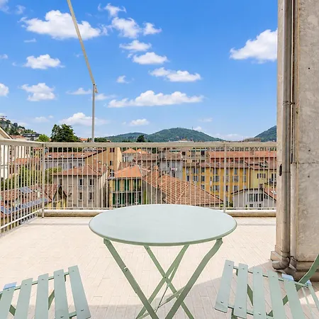 Duomo Penthouse - Luxury Collection - Private Floor Near The Cathedral 코모